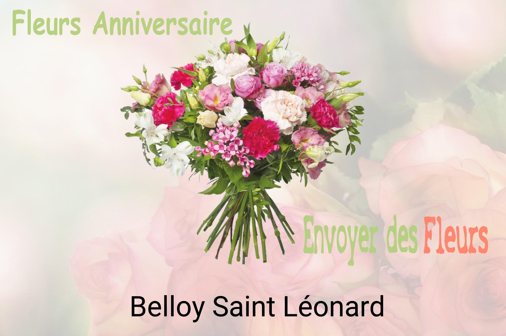 Bouquet de fleurs d’anniversaire livré à Belloy-Saint-Léonard