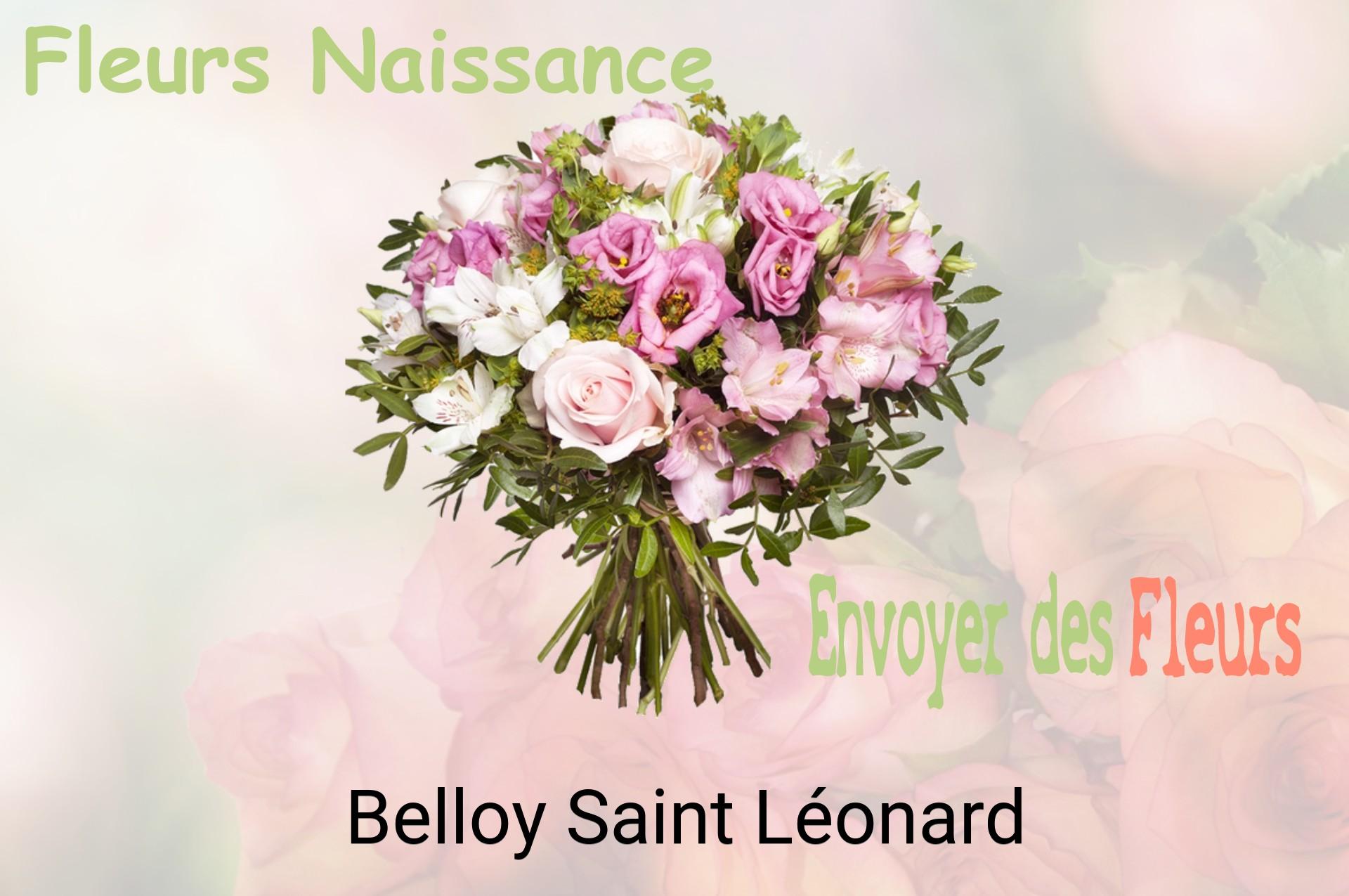 Bouquet de fleurs de naissance livré à Belloy-Saint-Léonard
